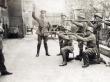 A defiant communist faces the firing squad in Munich, 1919